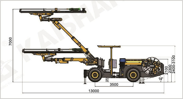 KJ311全液壓掘進鉆車