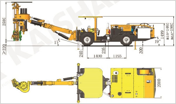 KJ311全液压掘进钻车