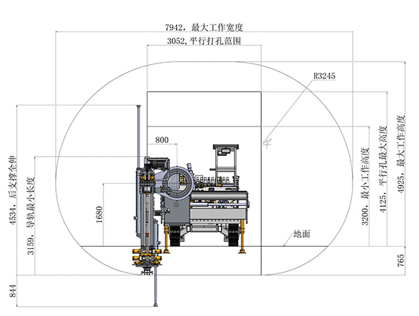 KSQ31潜孔式采矿钻车